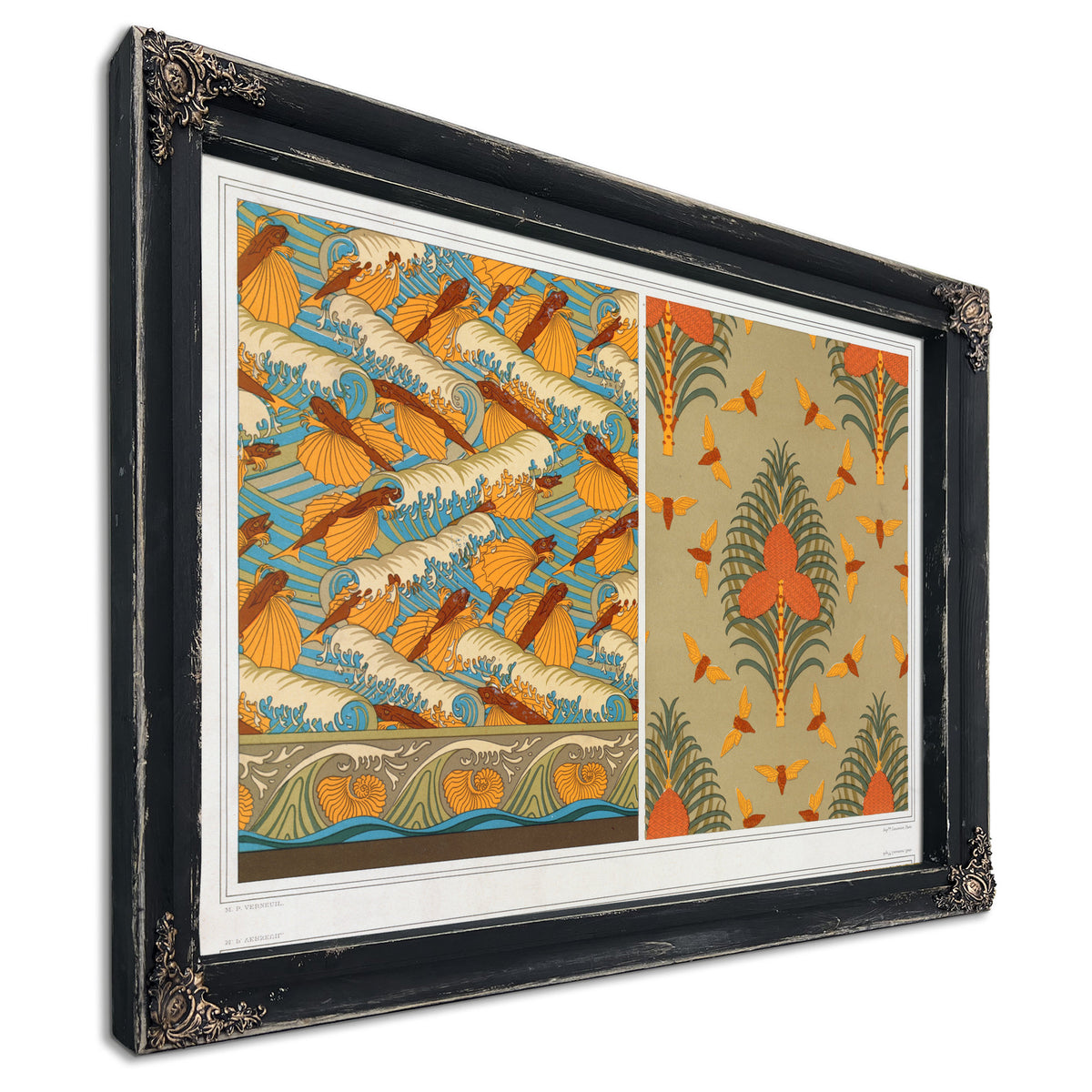 Poissons Volants et Vagues Papier By Pillard Verneuil
