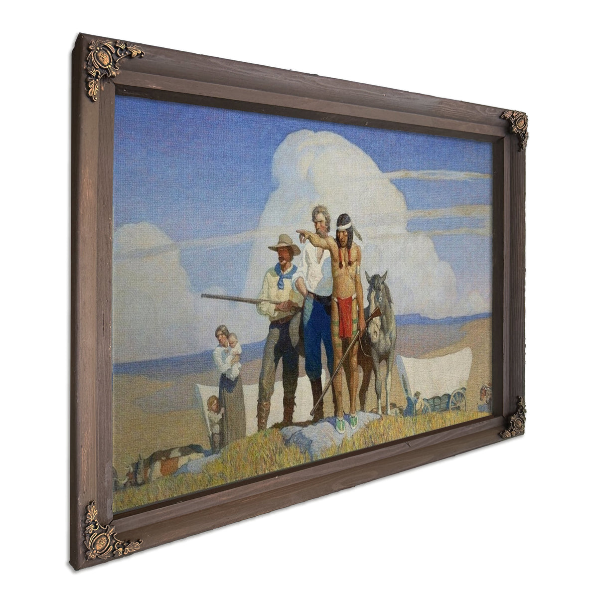 Pioneers The Opening Of The Prairies By NC Wyeth