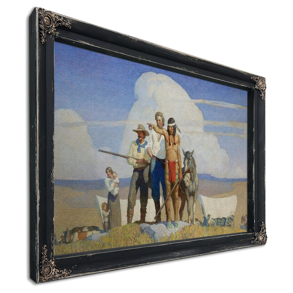 Pioneers The Opening Of The Prairies By NC Wyeth