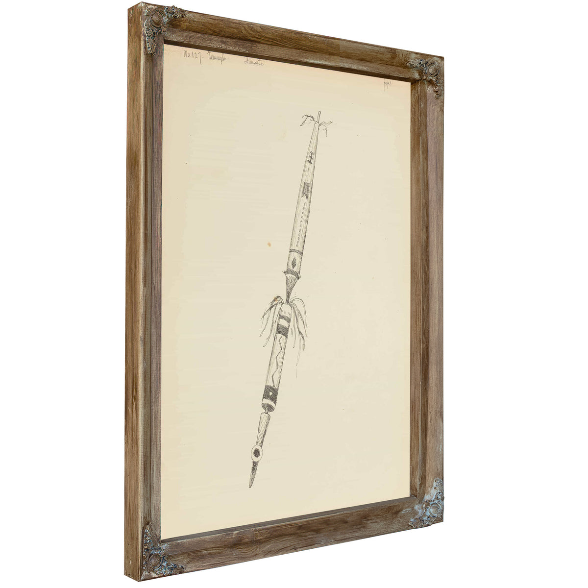 Pipe Illustration From The Song Of Hiawatha by Frederic Remington