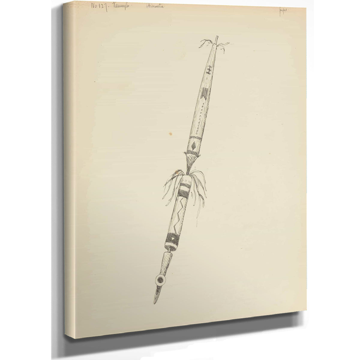 Pipe Illustration From The Song Of Hiawatha by Frederic Remington