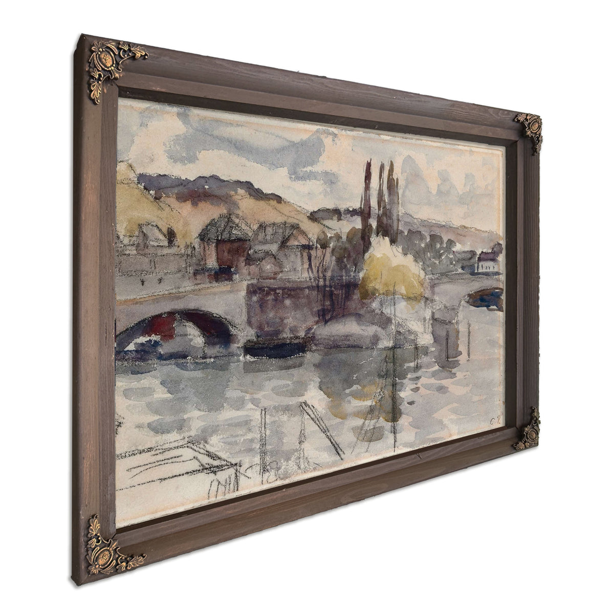 Pont Corneille A Rouen by Camille Pissarro