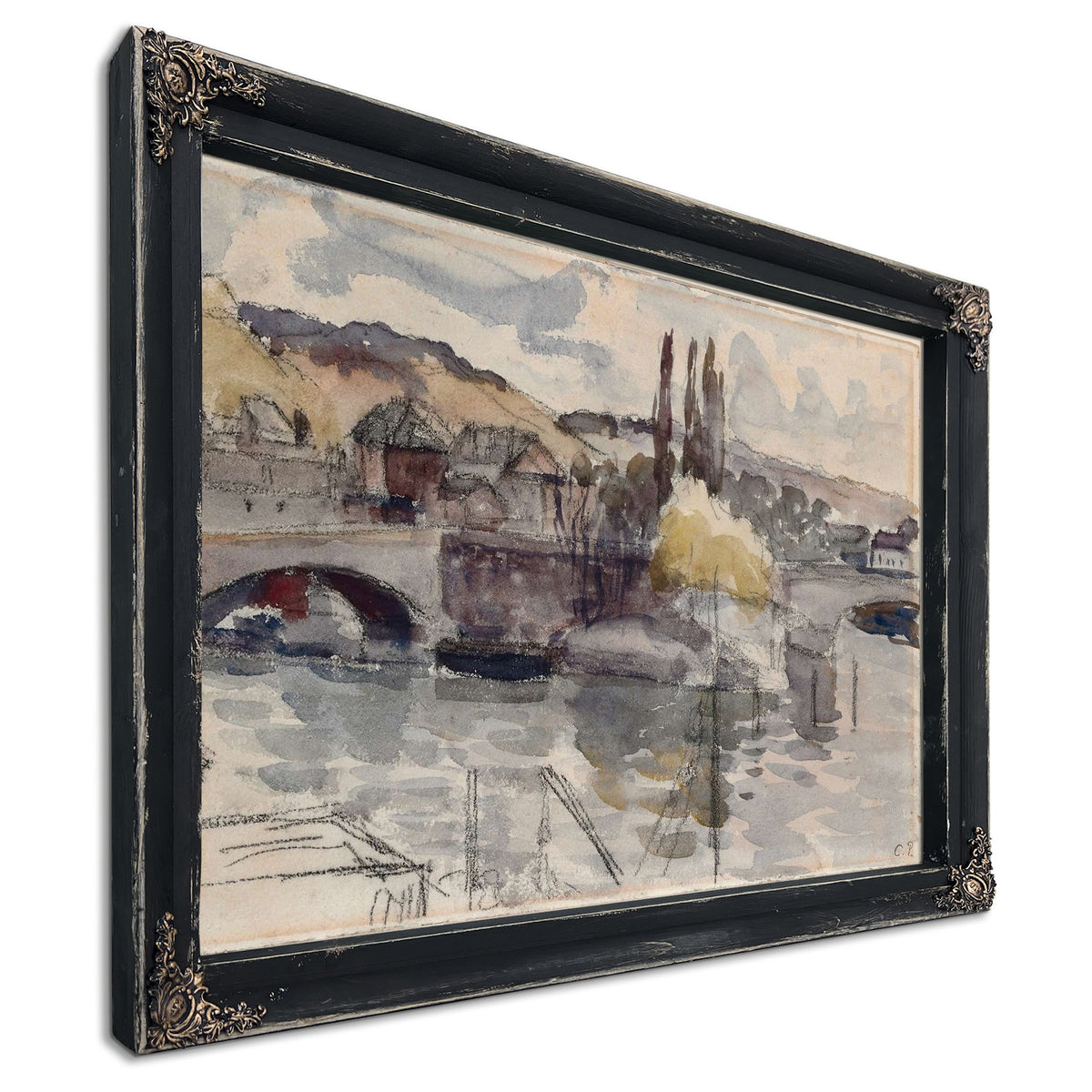 Pont Corneille A Rouen by Camille Pissarro