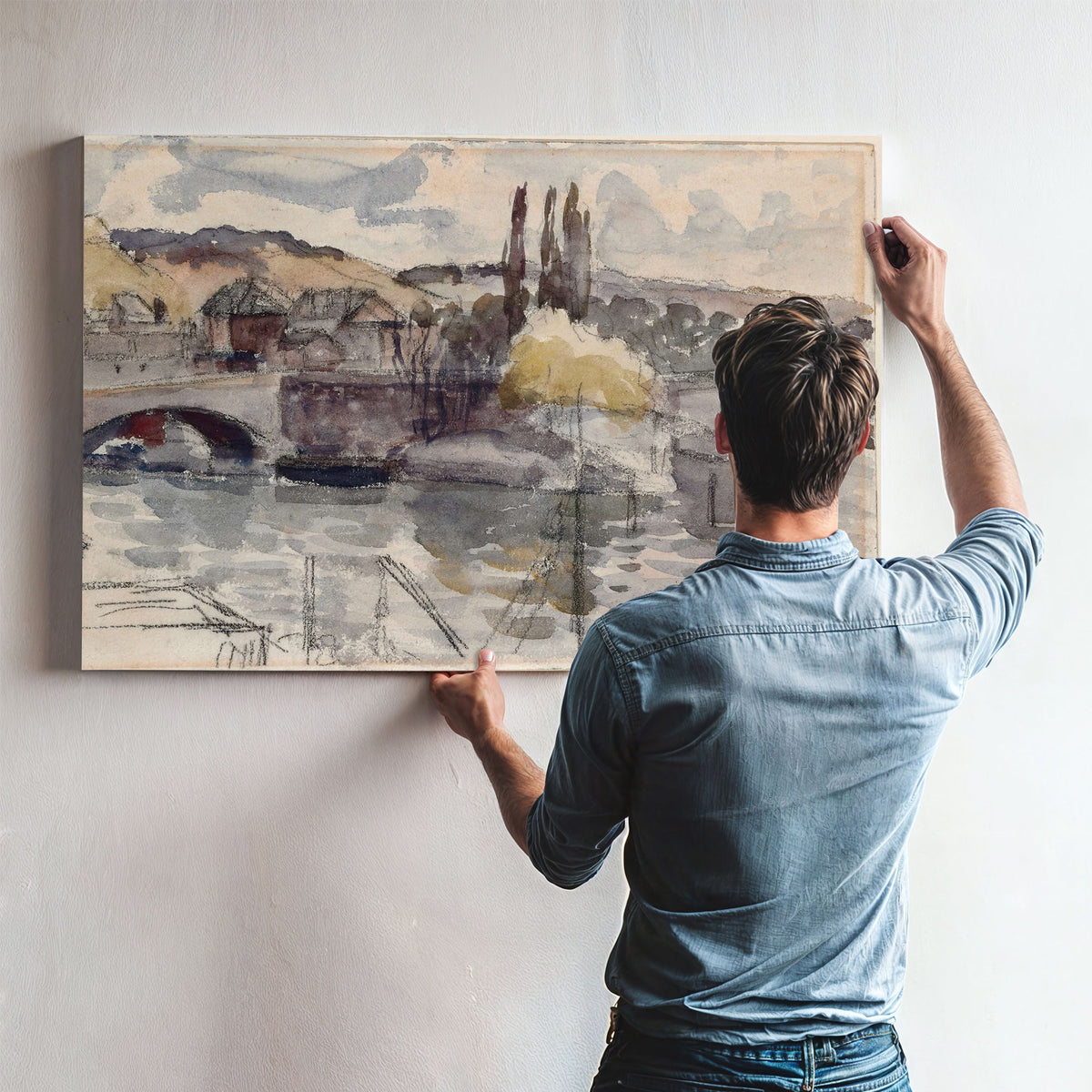 Pont Corneille A Rouen by Camille Pissarro