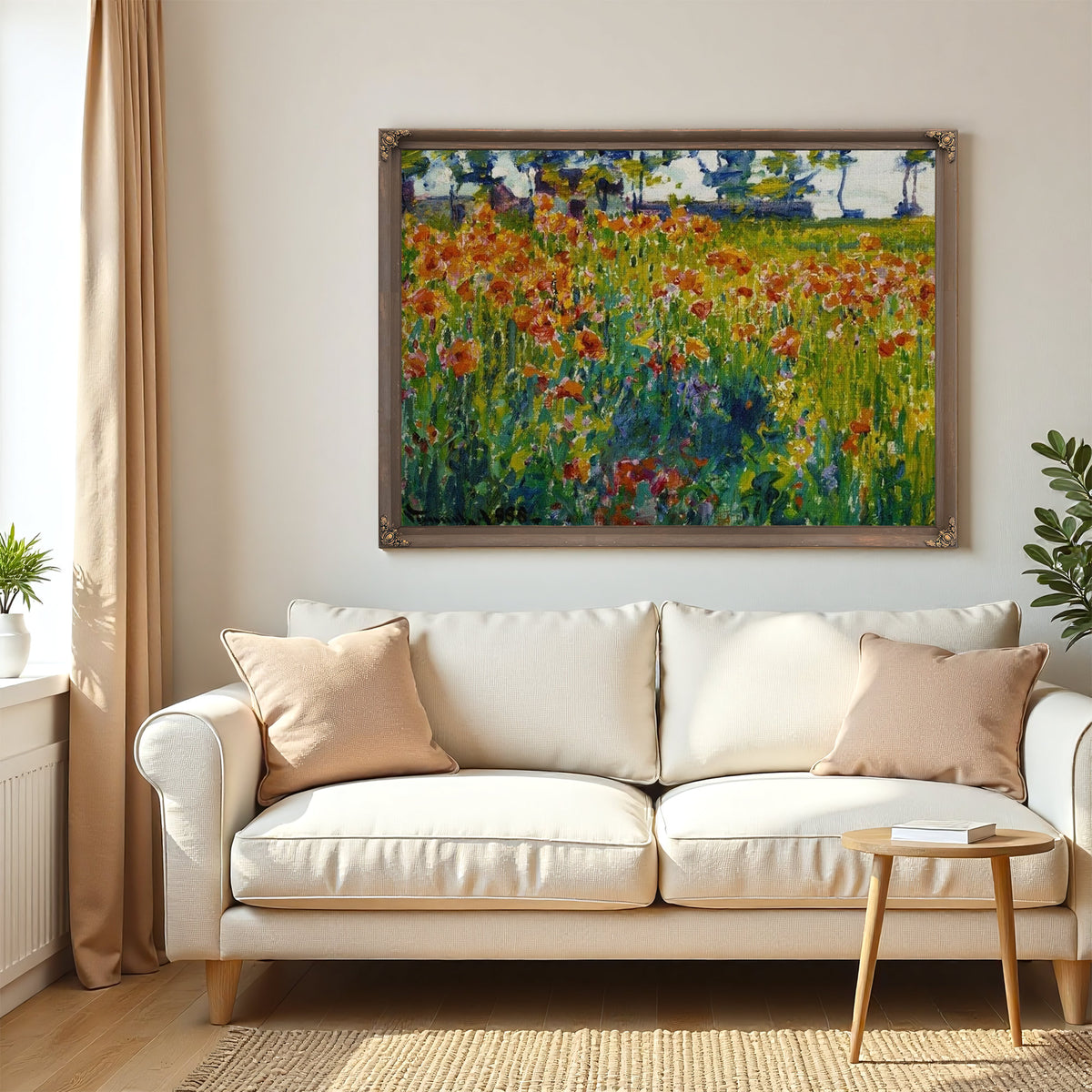 Poppies In France By Robert William Vonnoh