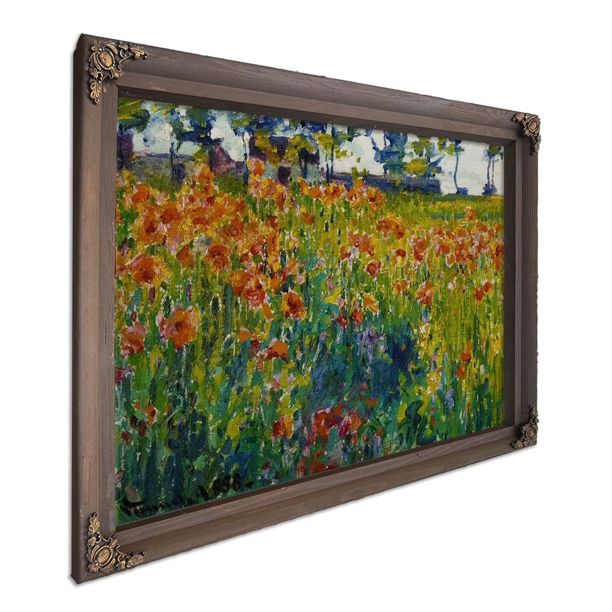 Poppies In France By Robert William Vonnoh