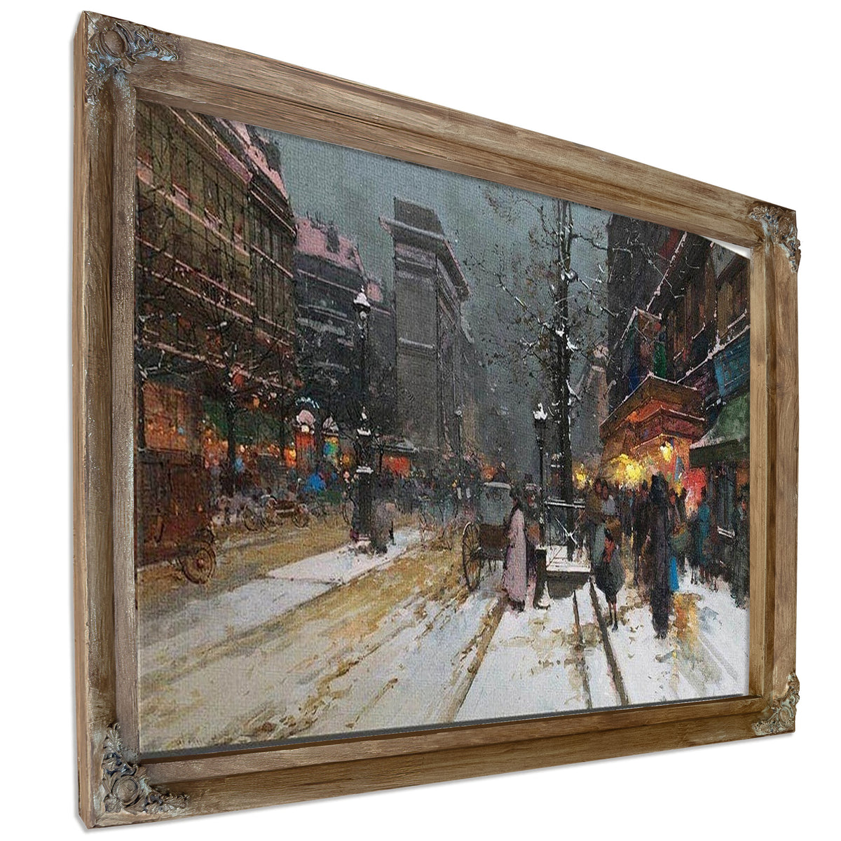 Porte Saint Denis Paris By Eugene Galien Laloue