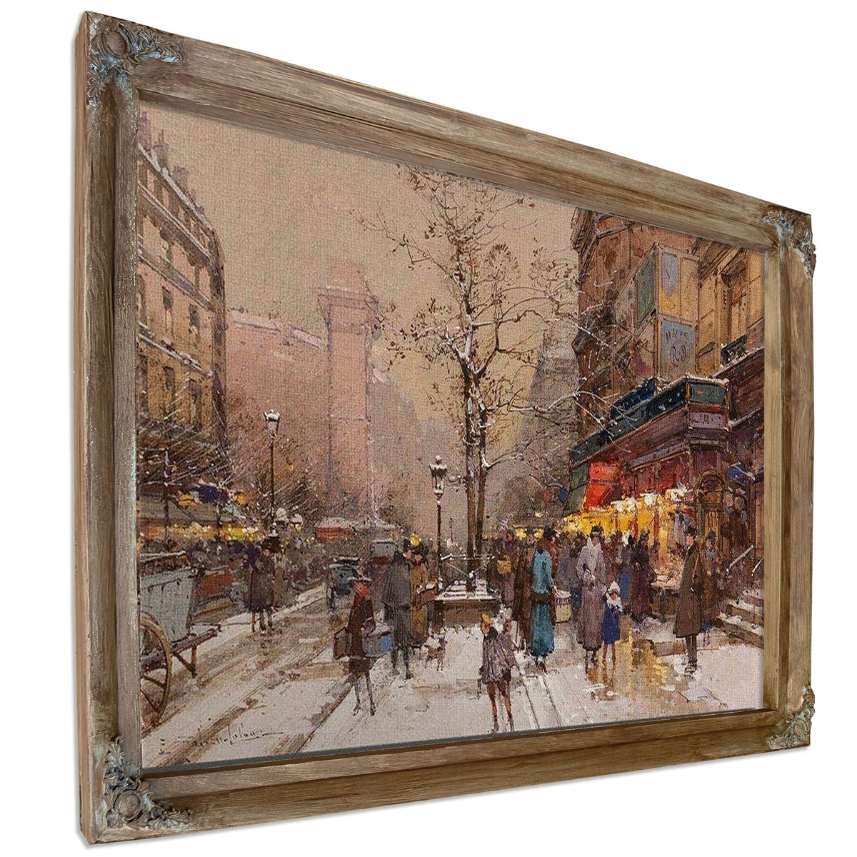 Porte Saint Denisb By Eugene Galien Laloue
