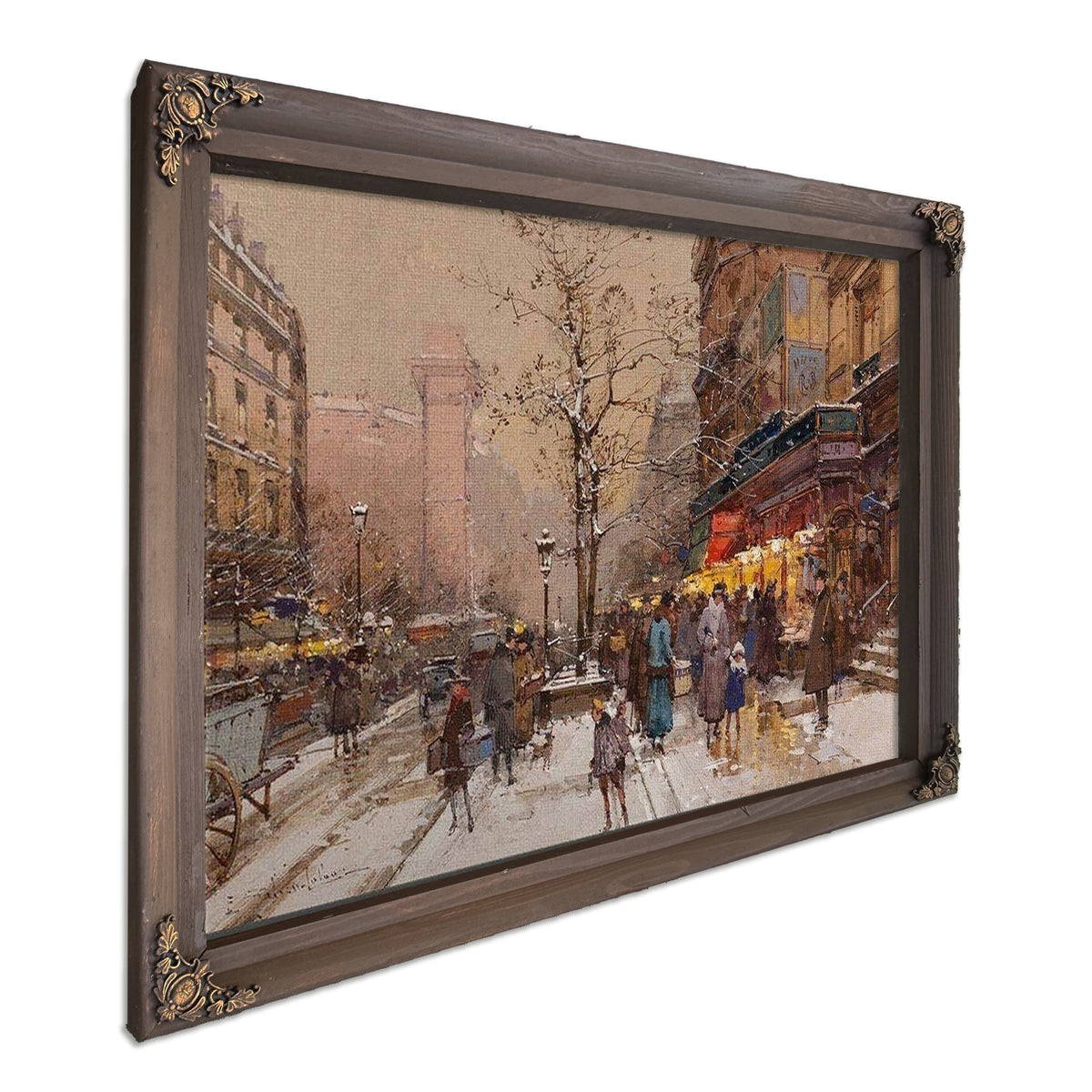 Porte Saint Denisb By Eugene Galien Laloue
