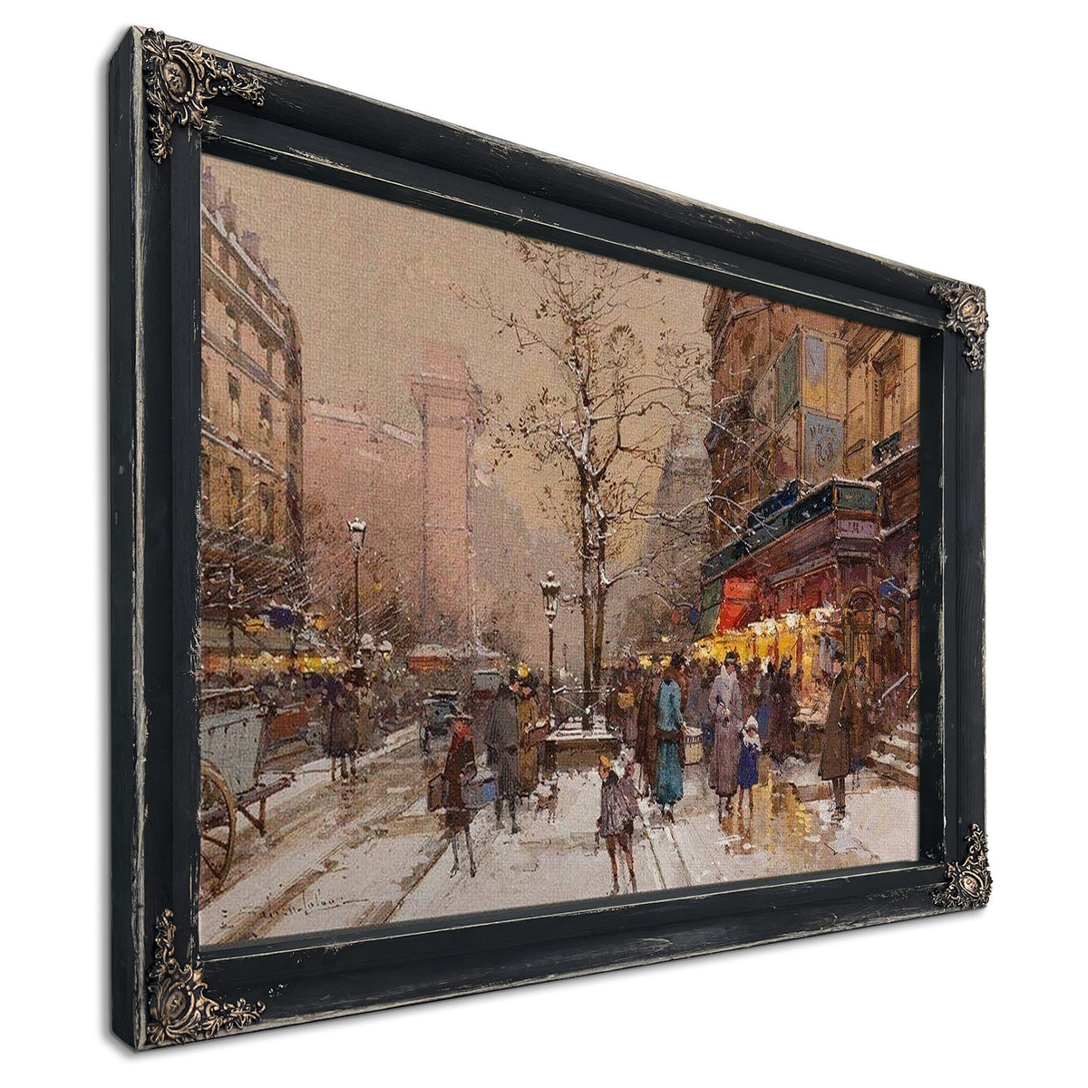 Porte Saint Denisb By Eugene Galien Laloue