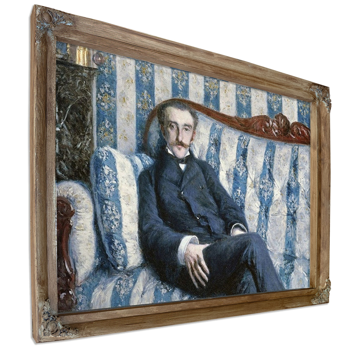 Portrait De Monsieur R By Gustave Caillebotte