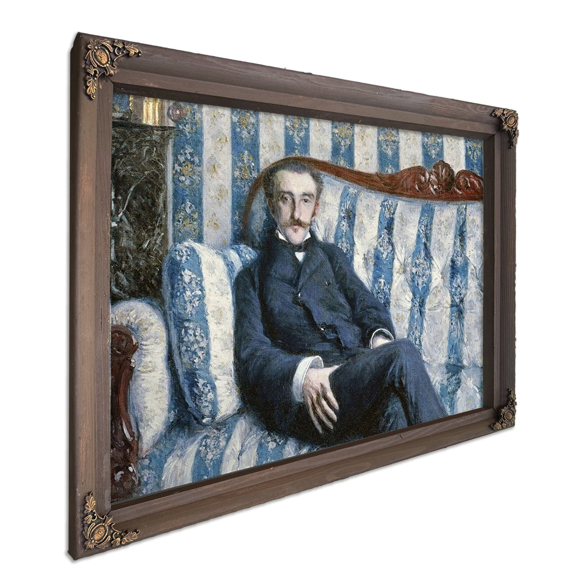 Portrait De Monsieur R By Gustave Caillebotte