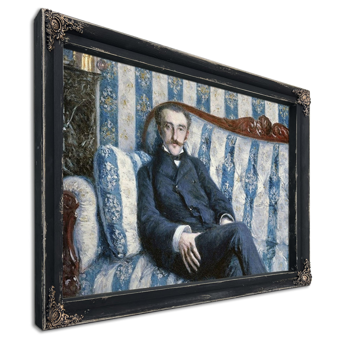 Portrait De Monsieur R By Gustave Caillebotte