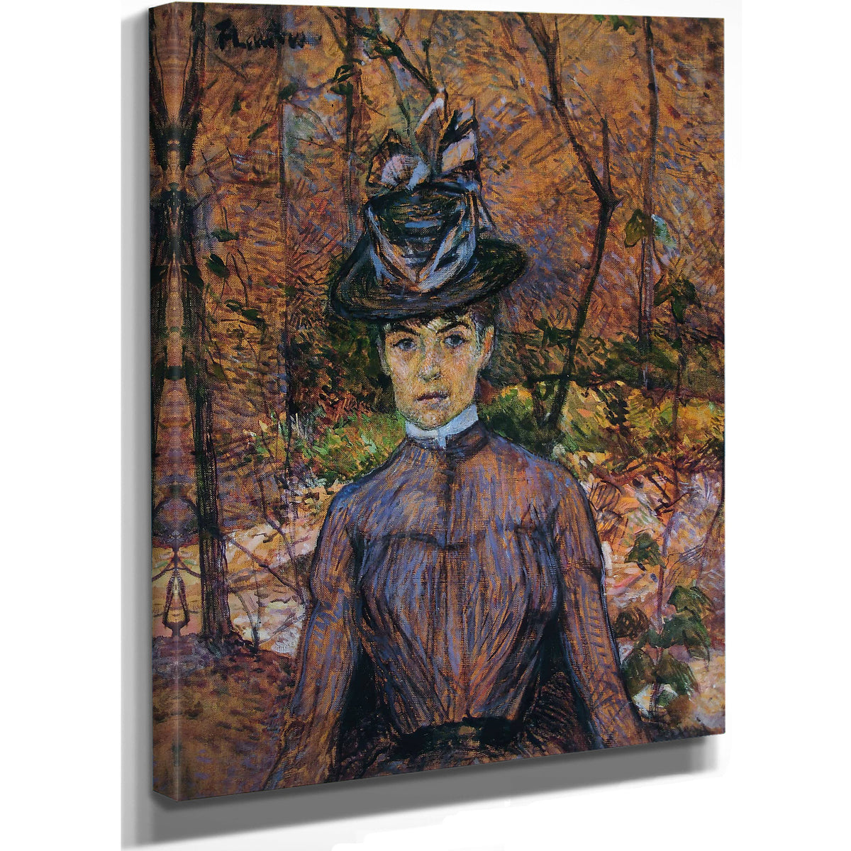 Portrait De Suzanne Valadon by Henri De Toulouse Lautrec