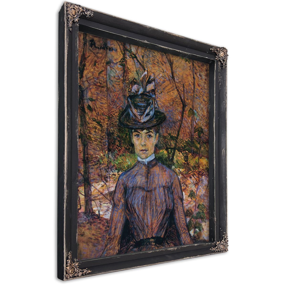Portrait De Suzanne Valadon by Henri De Toulouse Lautrec