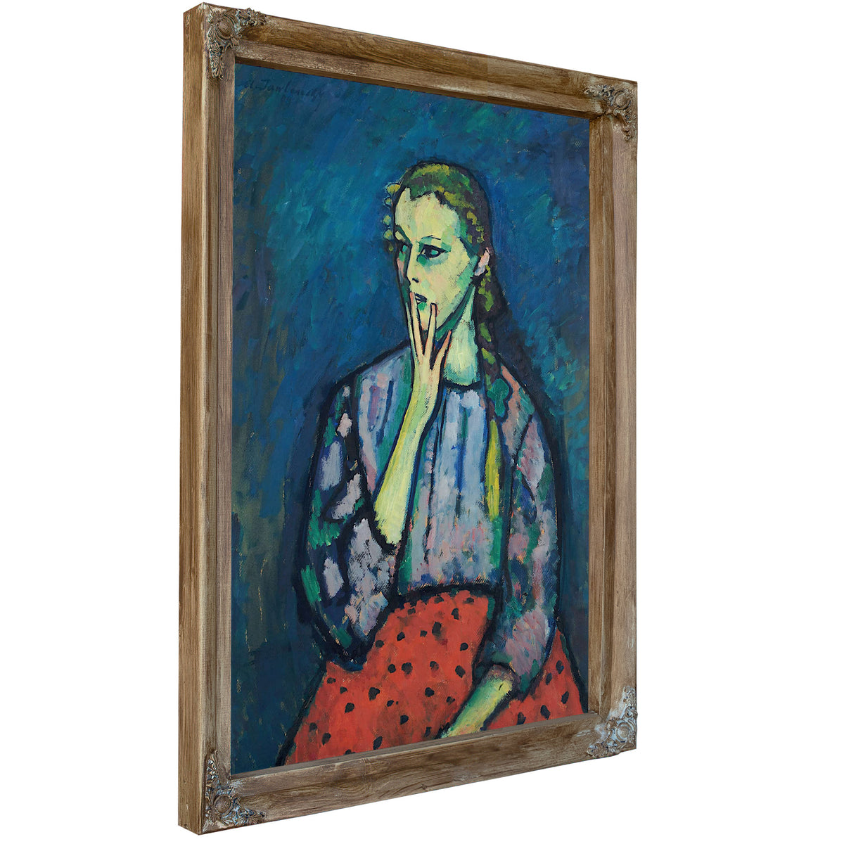 Portrait Of A Girl by Alexej Von Jawlensky