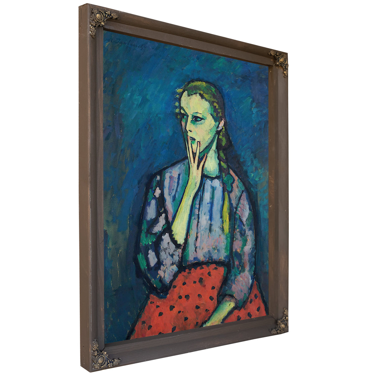 Portrait Of A Girl by Alexej Von Jawlensky
