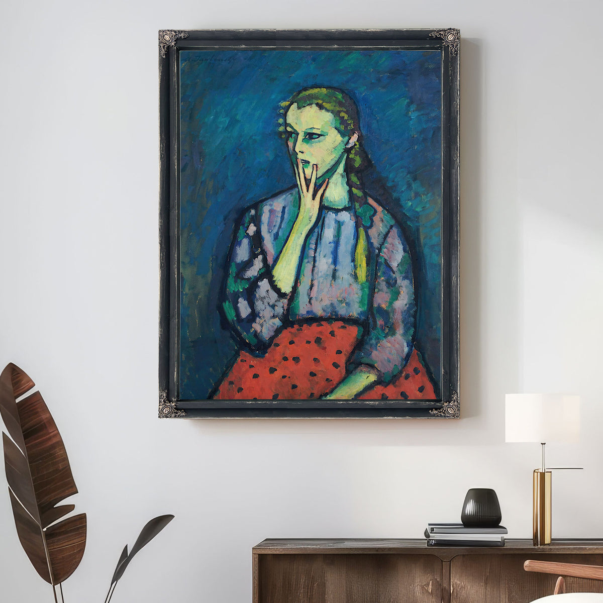 Portrait Of A Girl by Alexej Von Jawlensky
