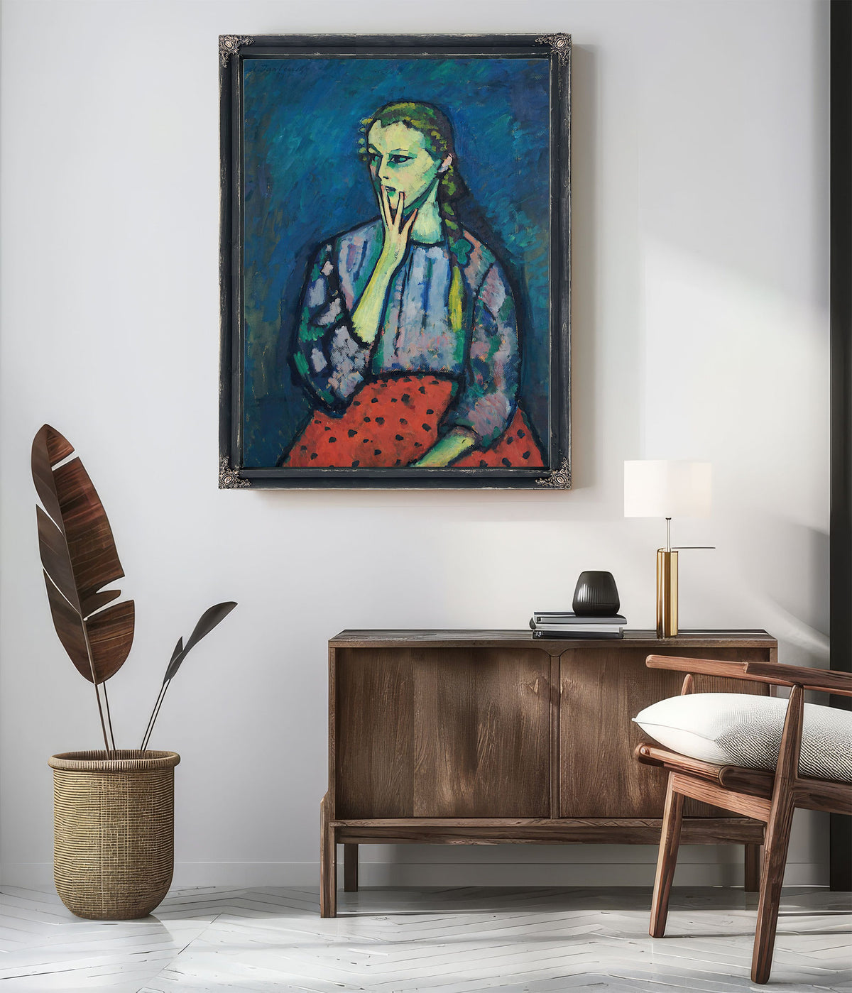 Portrait Of A Girl by Alexej Von Jawlensky
