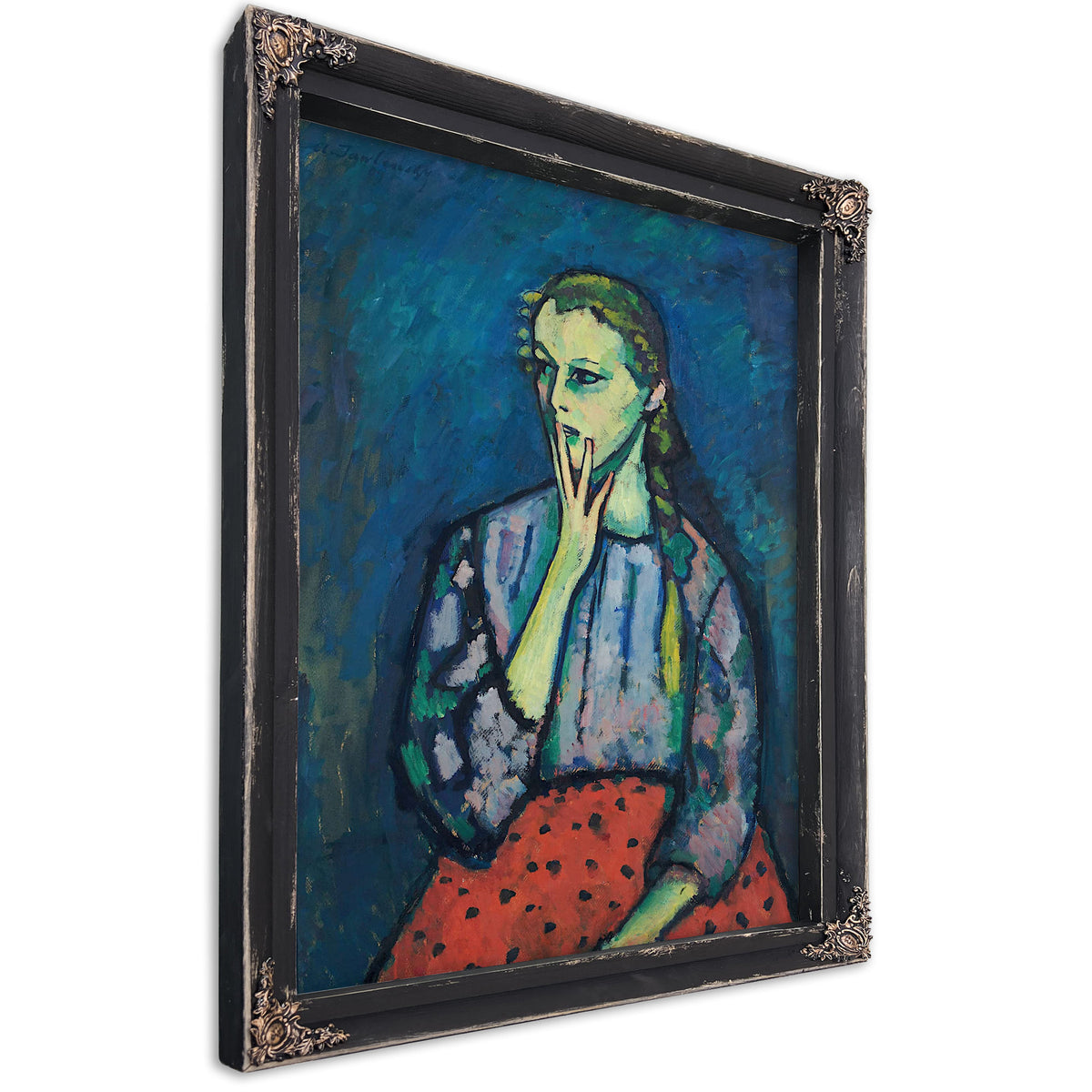 Portrait Of A Girl by Alexej Von Jawlensky