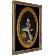 Portrait Of Clementine Mrs Alphonse Karr by Henri Lehmann