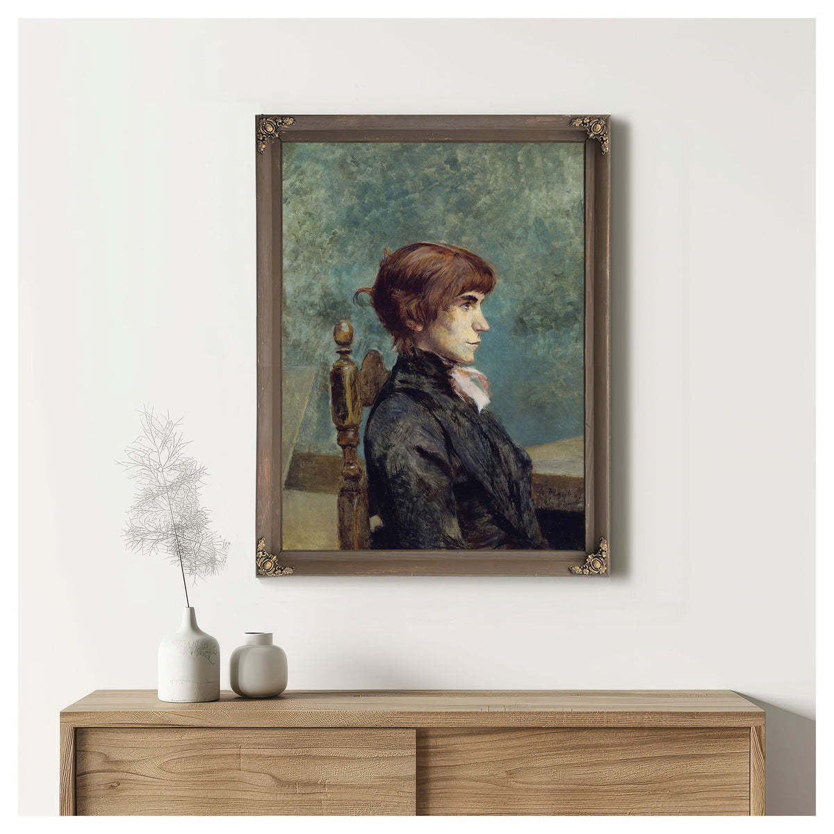 Portrait Of Jeanne Wenz by Henri De Toulouse Lautrec