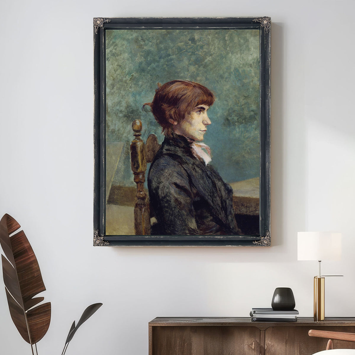 Portrait Of Jeanne Wenz by Henri De Toulouse Lautrec