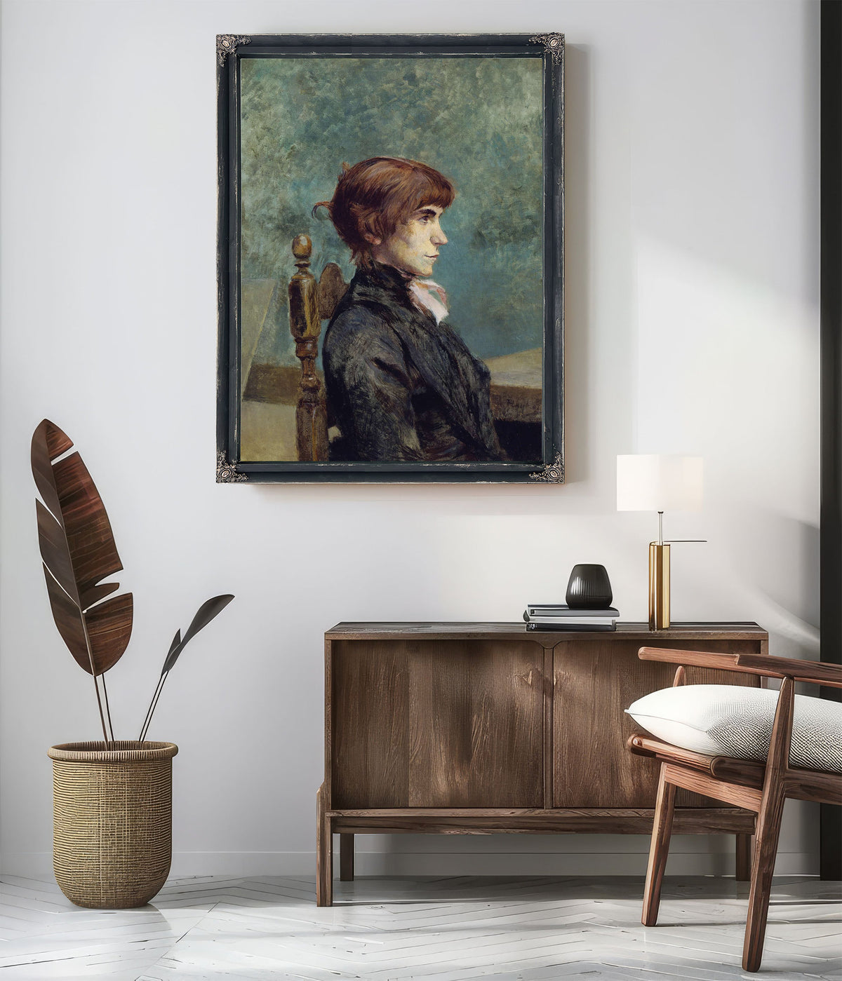 Portrait Of Jeanne Wenz by Henri De Toulouse Lautrec