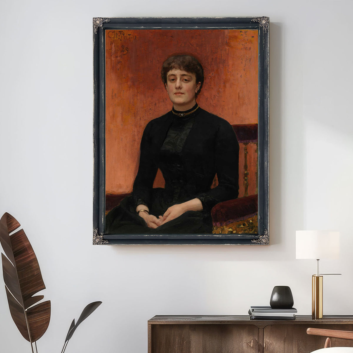 Portrait Of Jelizaveta Zvantseva by Ilya Efimovich Repin