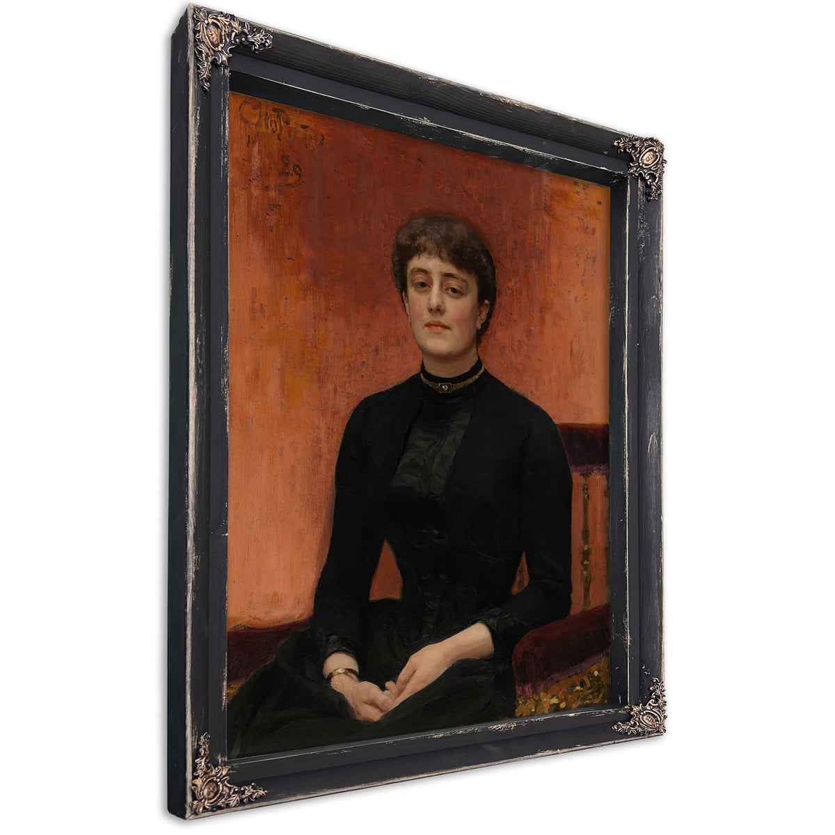 Portrait Of Jelizaveta Zvantseva by Ilya Efimovich Repin
