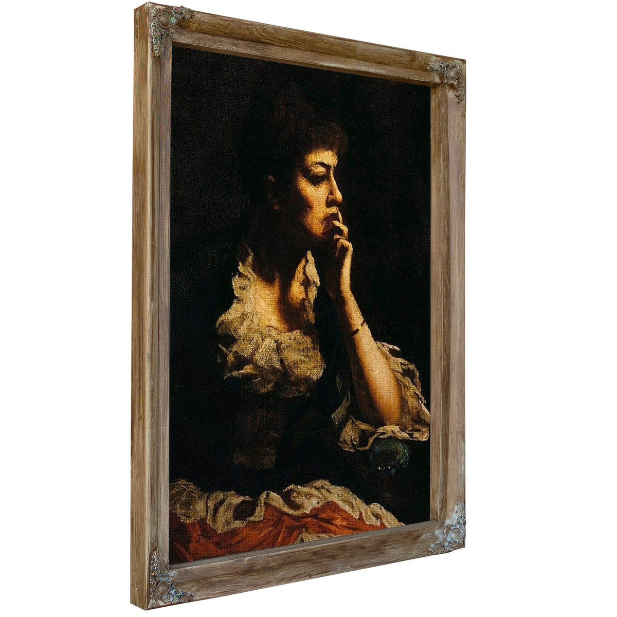 Portrait Of Mrs. Eastman Johnson By Eastman Johnson