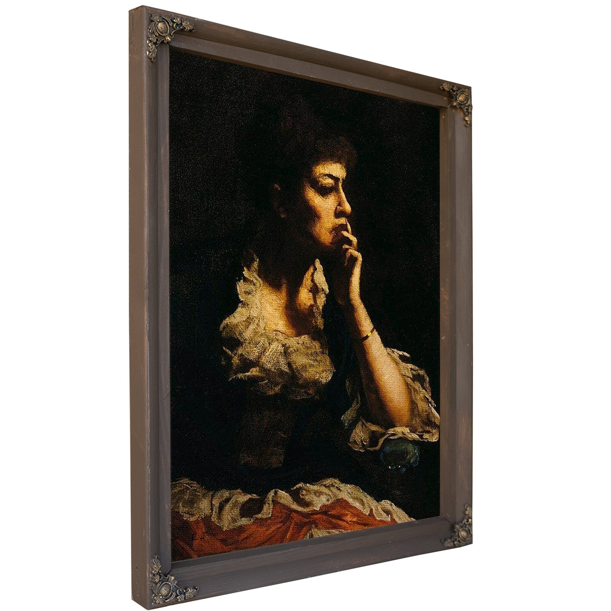 Portrait Of Mrs. Eastman Johnson By Eastman Johnson