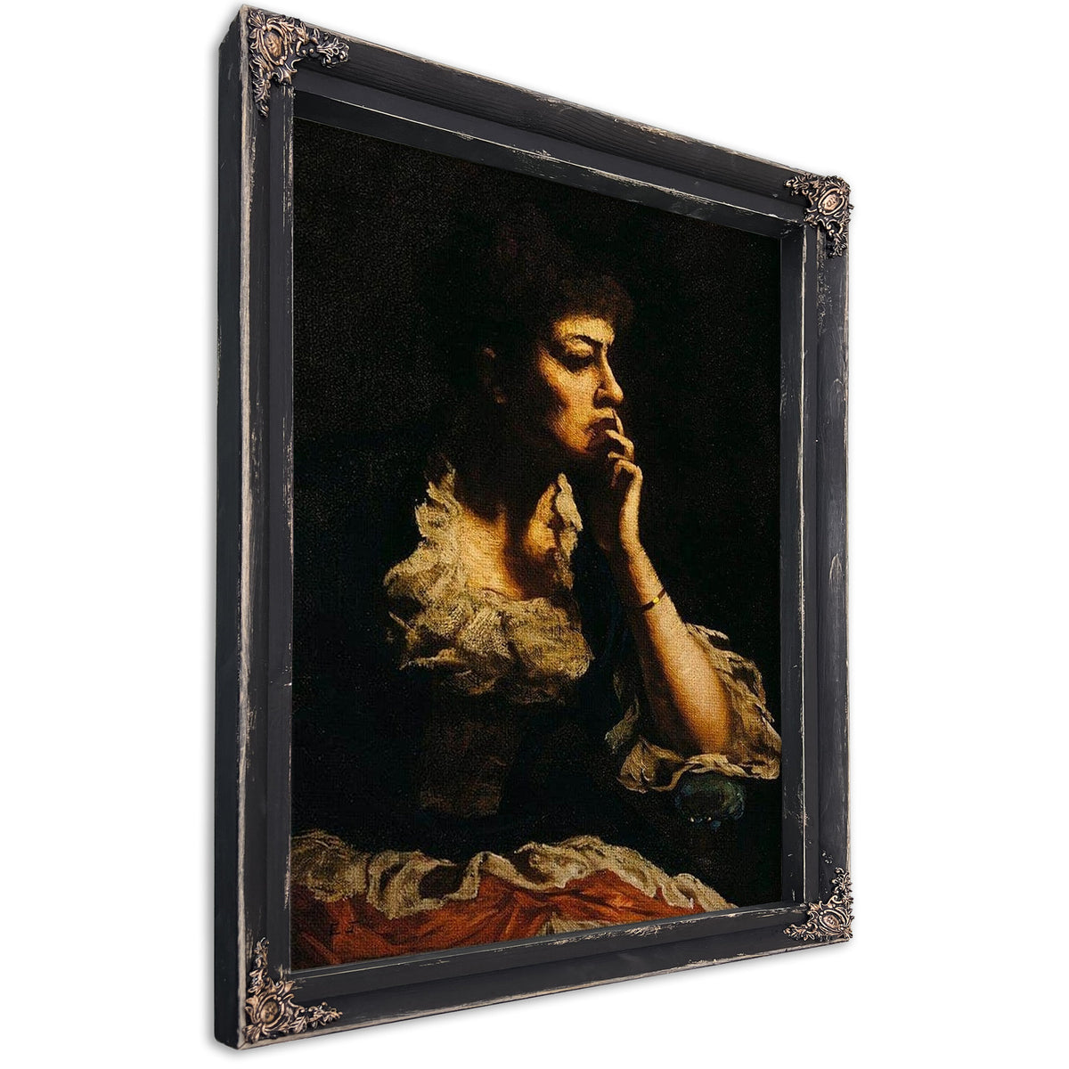 Portrait Of Mrs. Eastman Johnson By Eastman Johnson
