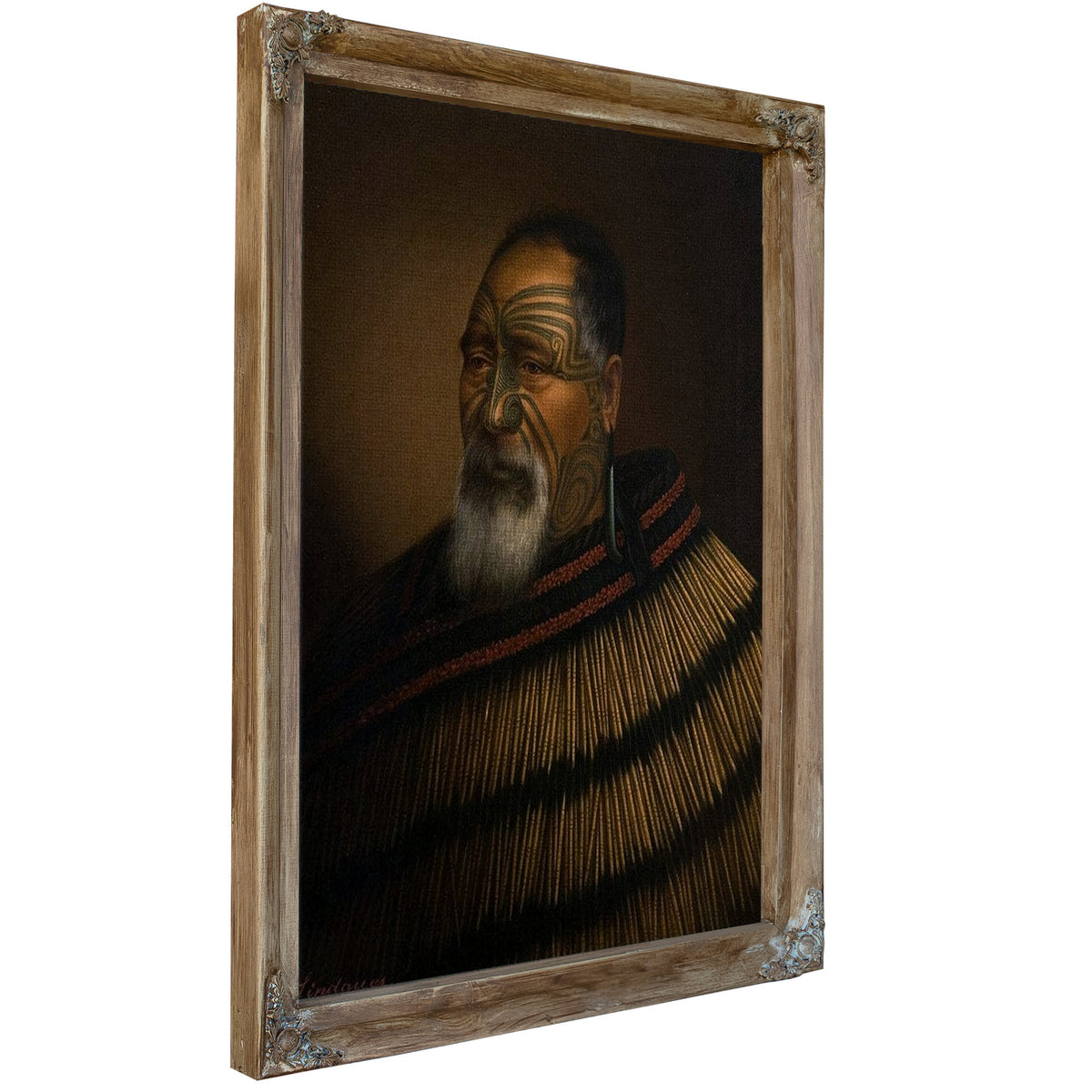 Portrait Of Paora Tuhaere 1895 By Gottfried Lindauer
