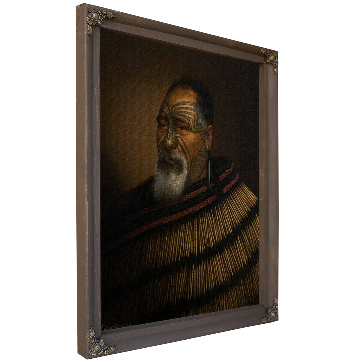 Portrait Of Paora Tuhaere 1895 By Gottfried Lindauer