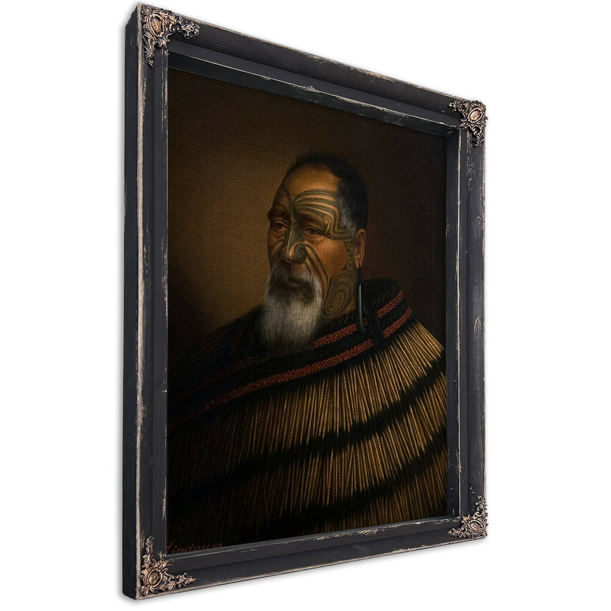 Portrait Of Paora Tuhaere 1895 By Gottfried Lindauer