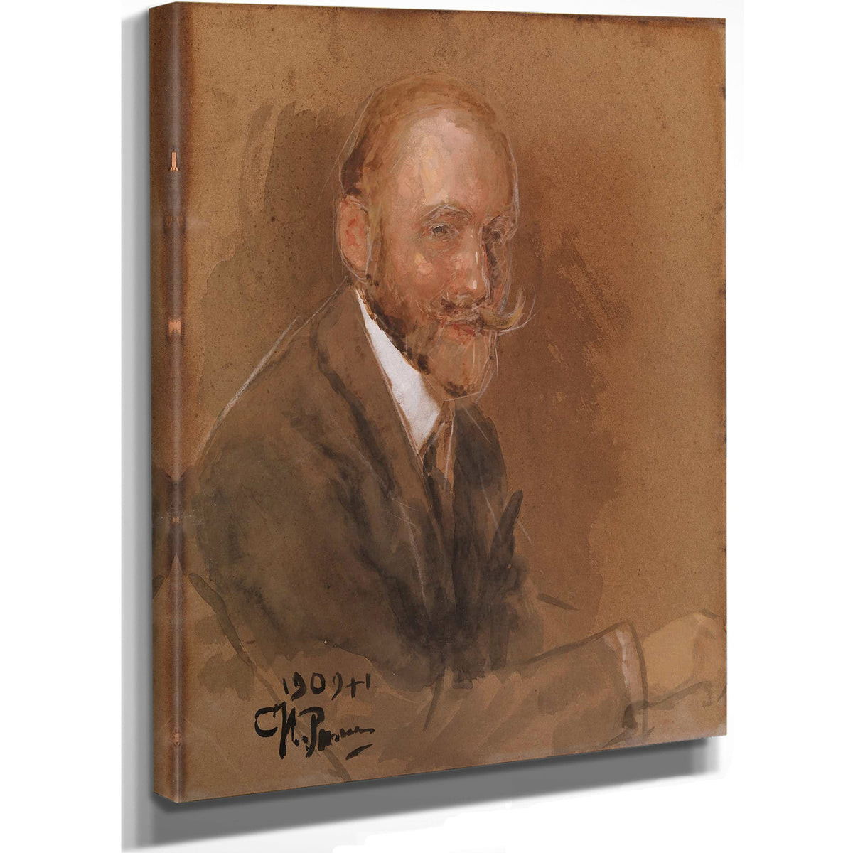 Portrait Of Prince Vladimir Baryatinsky by Ilya Efimovich Repin