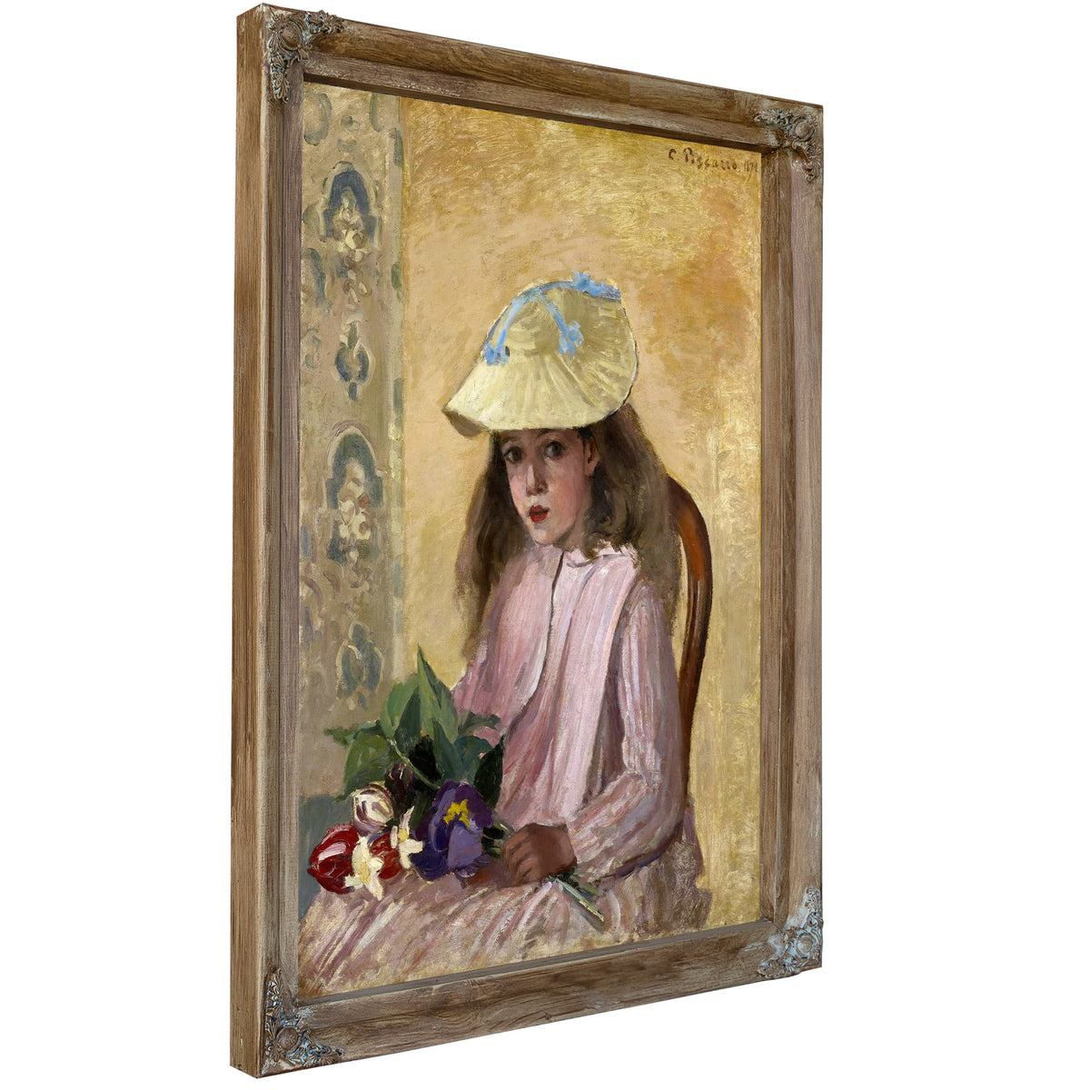 Portrait Of The Artists Daughter by Camille Pissarro