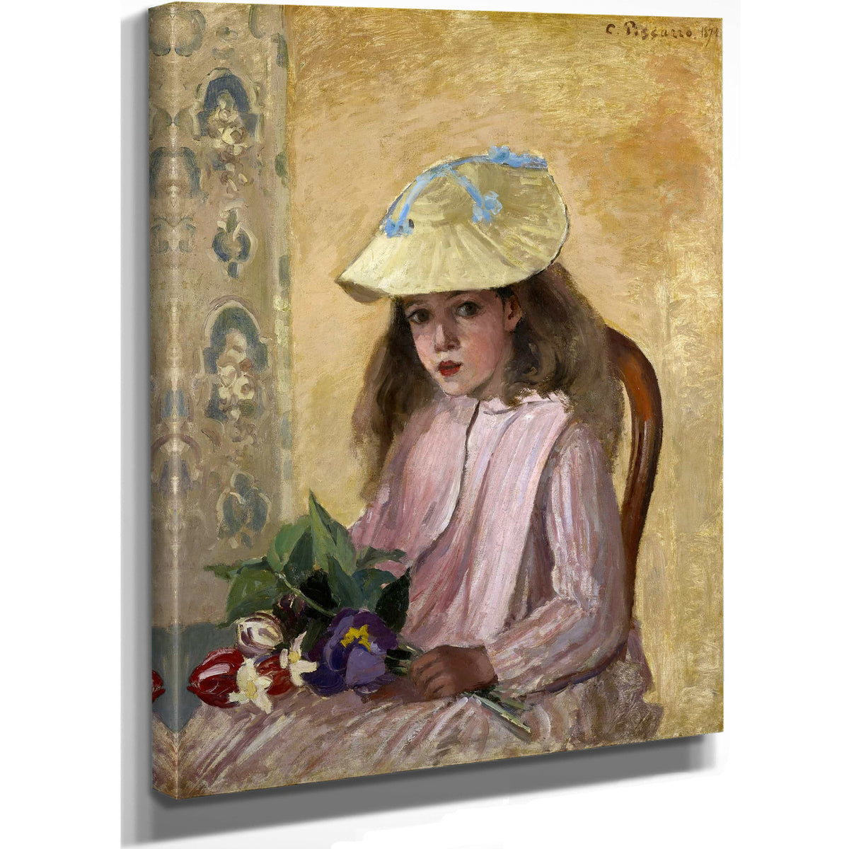 Portrait Of The Artists Daughter by Camille Pissarro