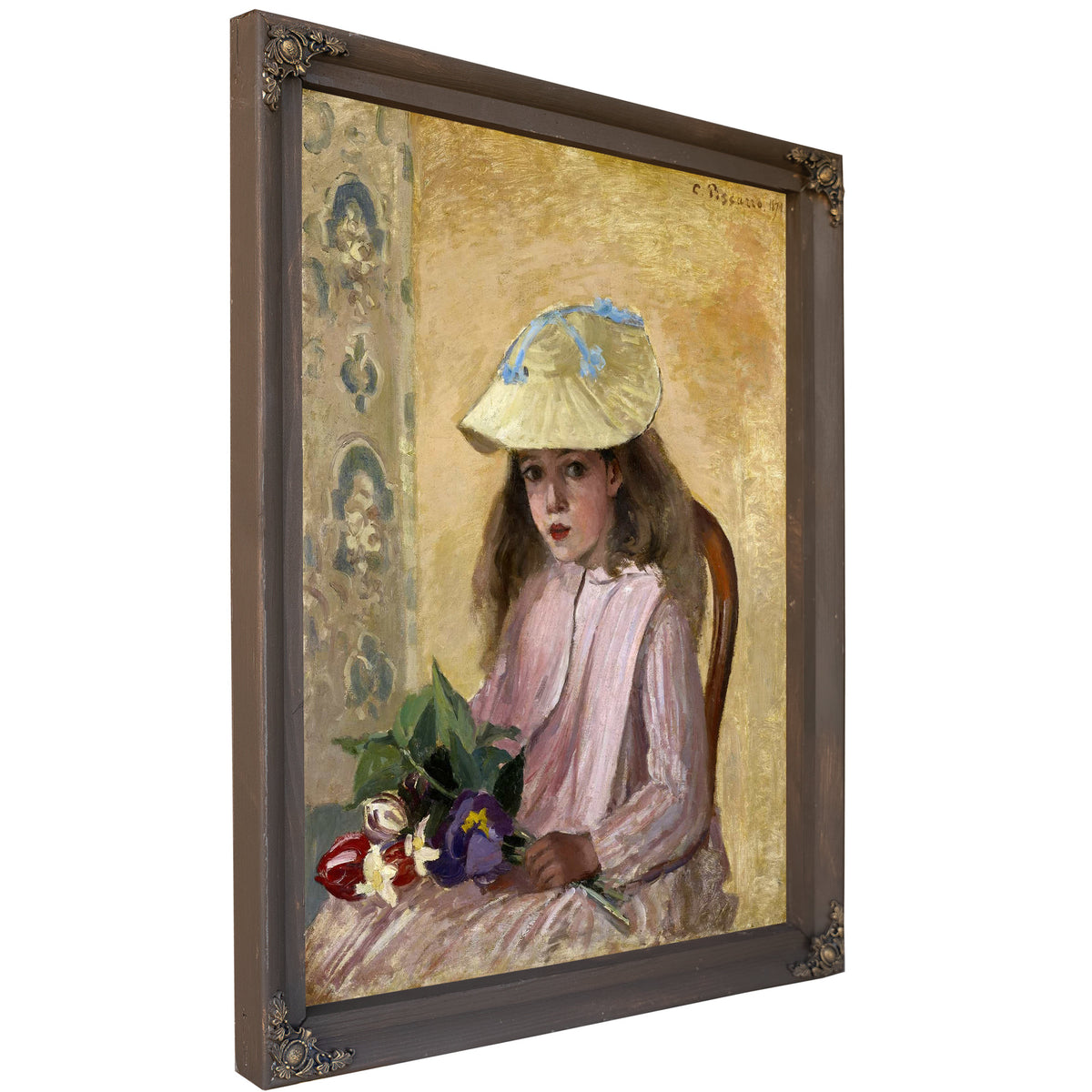 Portrait Of The Artists Daughter by Camille Pissarro