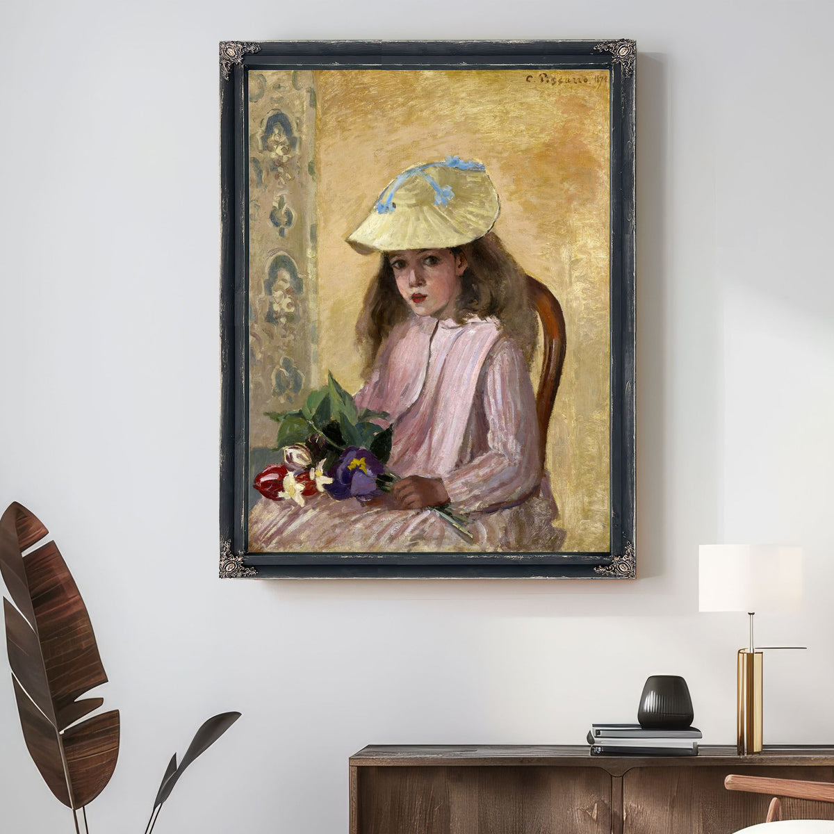 Portrait Of The Artists Daughter by Camille Pissarro
