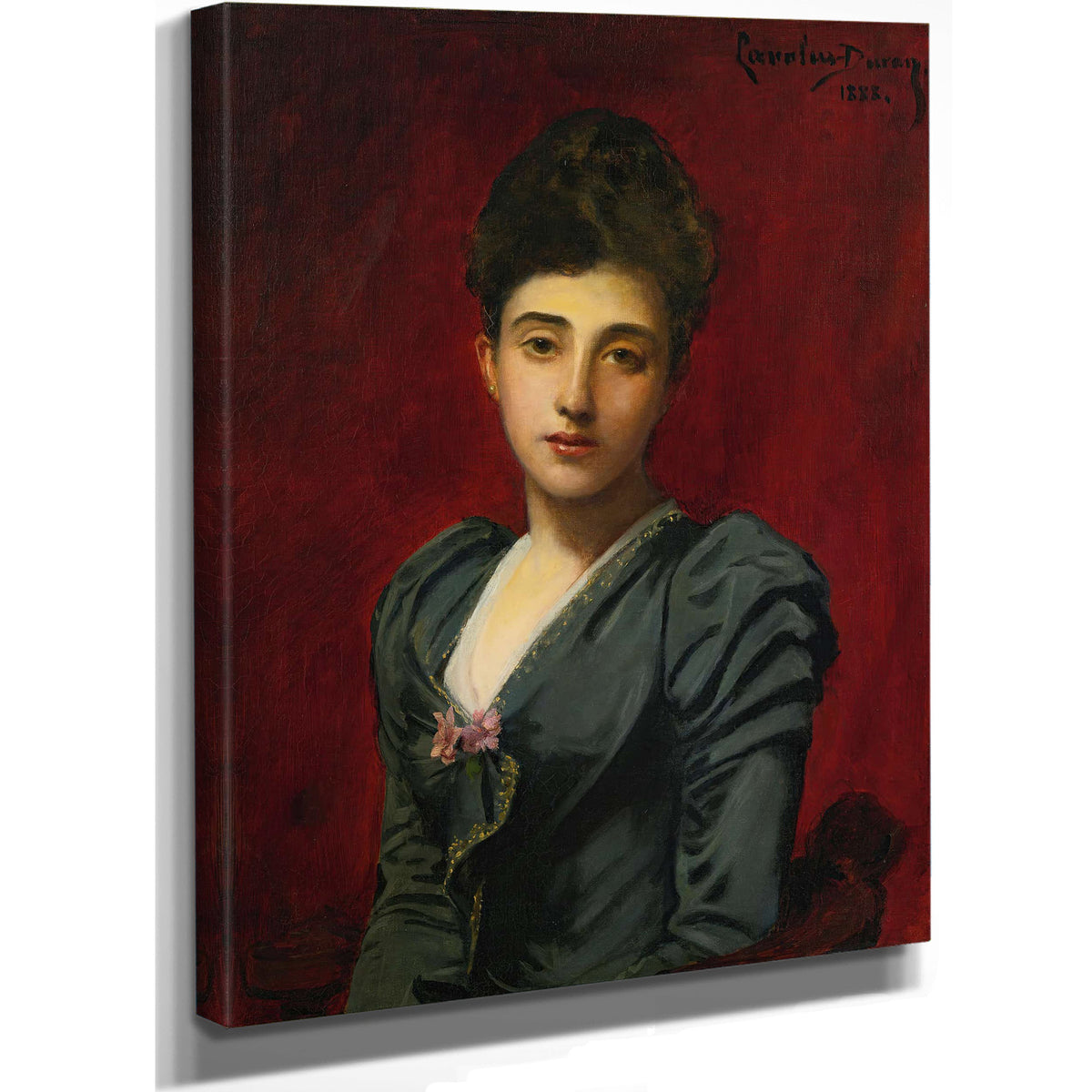 Portrait Of The Countess Lily De Roussy De Sales by Carolus Duran