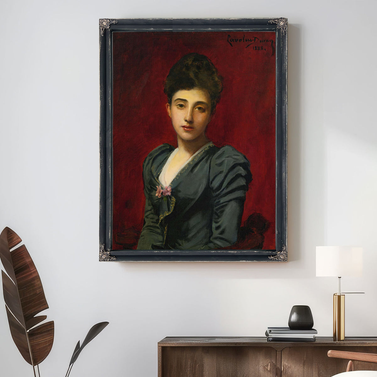 Portrait Of The Countess Lily De Roussy De Sales by Carolus Duran