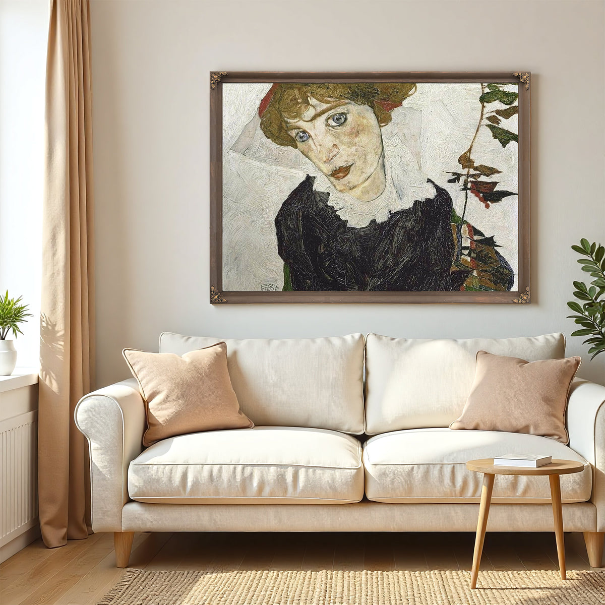 Portrait Of Wally Neuzil By Egon Schiele