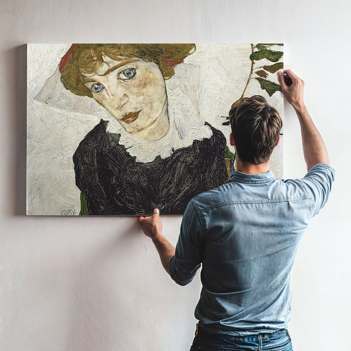 Portrait Of Wally Neuzil By Egon Schiele