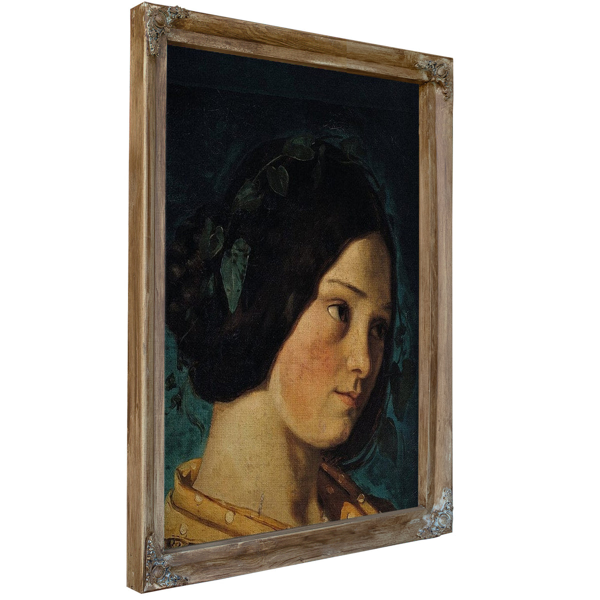 Portrait Of Zelie Courbet By Jean Desire Gustave Courbet