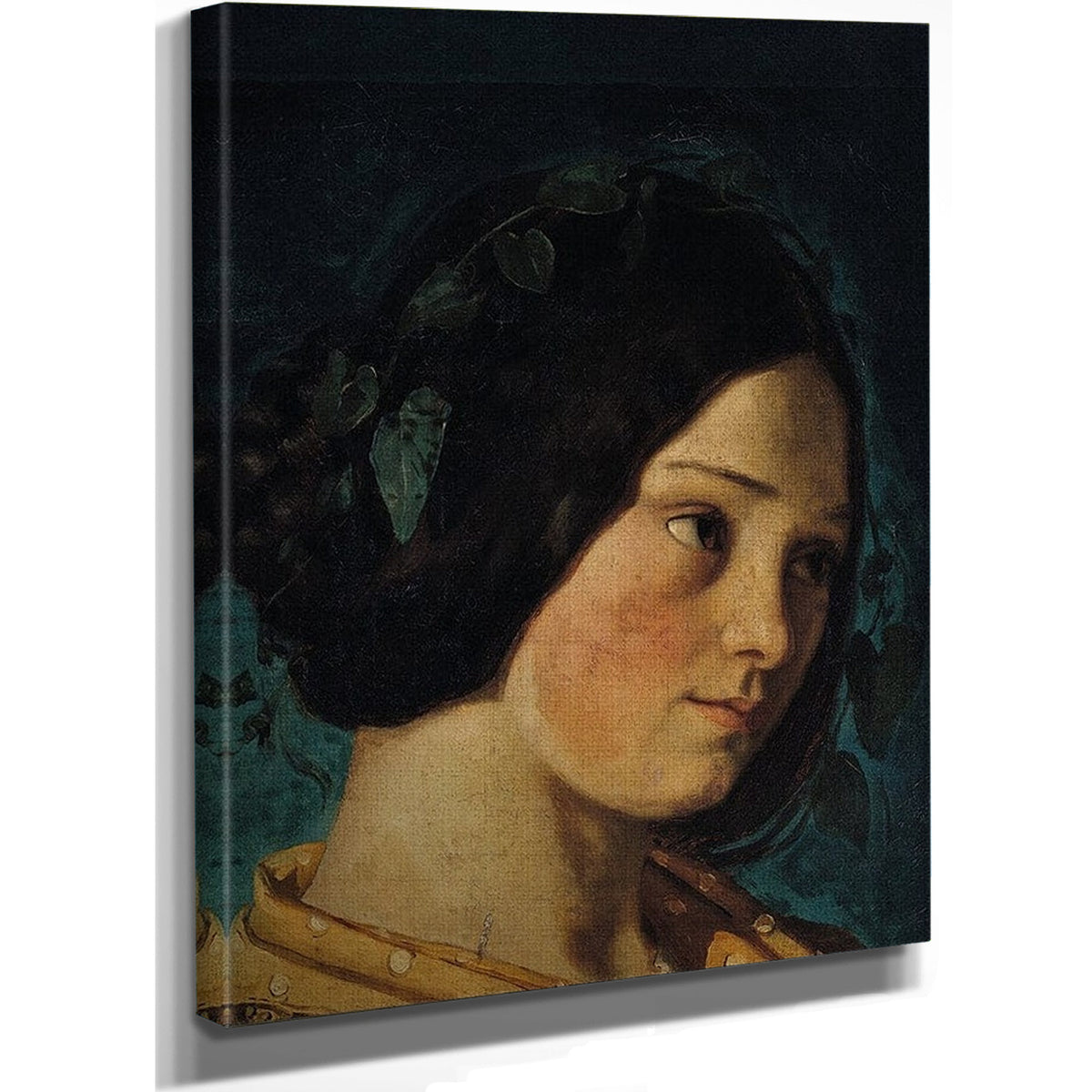 Portrait Of Zelie Courbet By Jean Desire Gustave Courbet