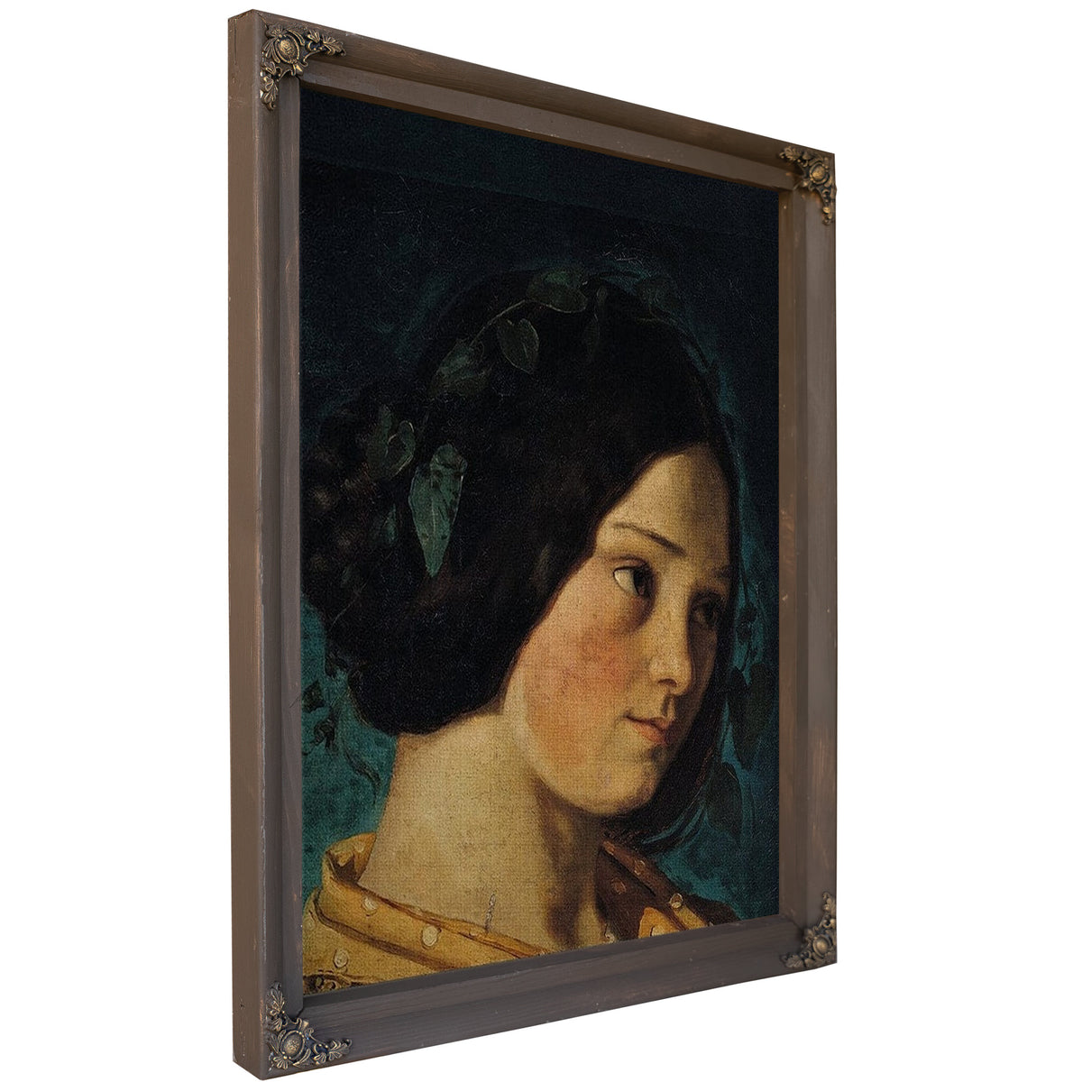Portrait Of Zelie Courbet By Jean Desire Gustave Courbet