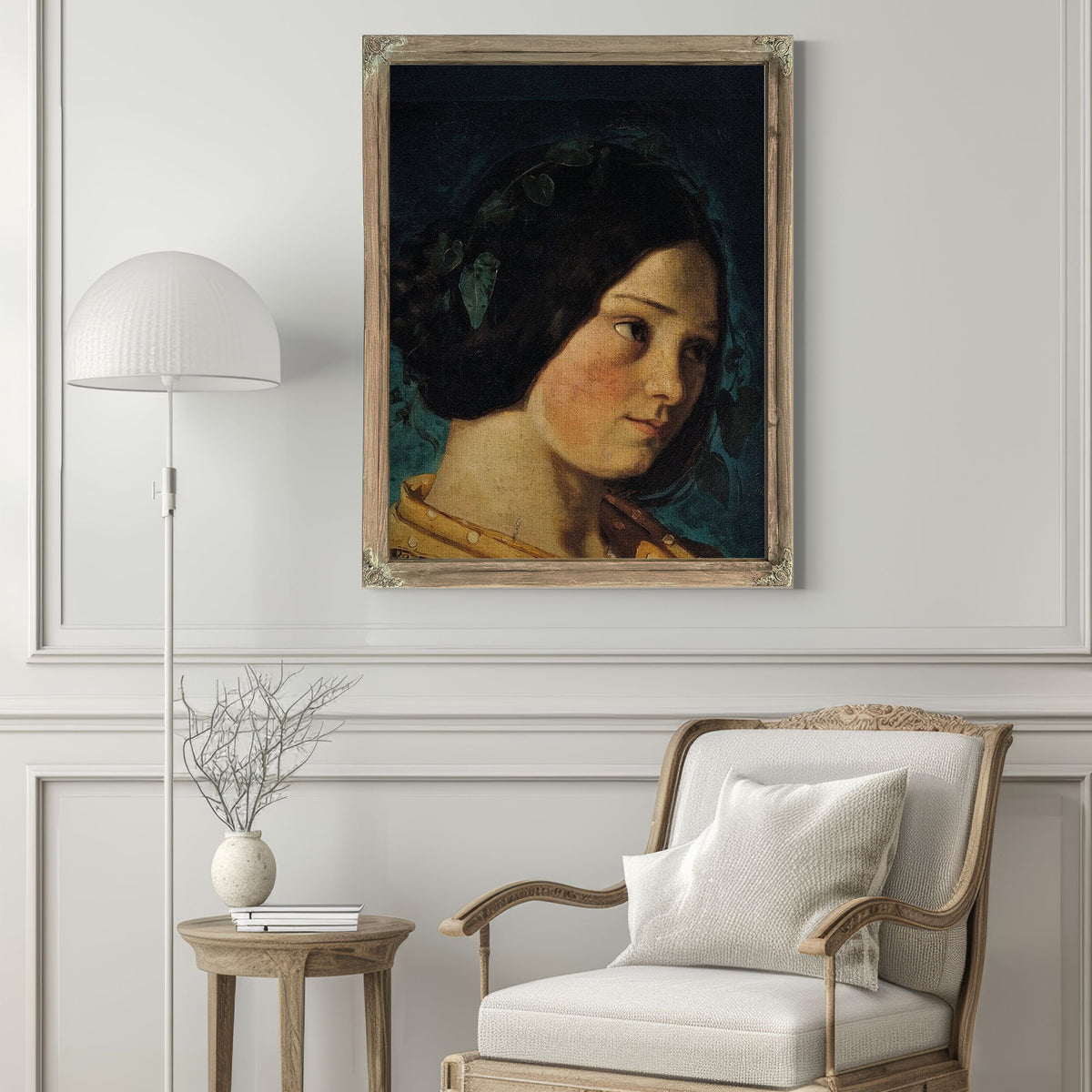 Portrait Of Zelie Courbet By Jean Desire Gustave Courbet
