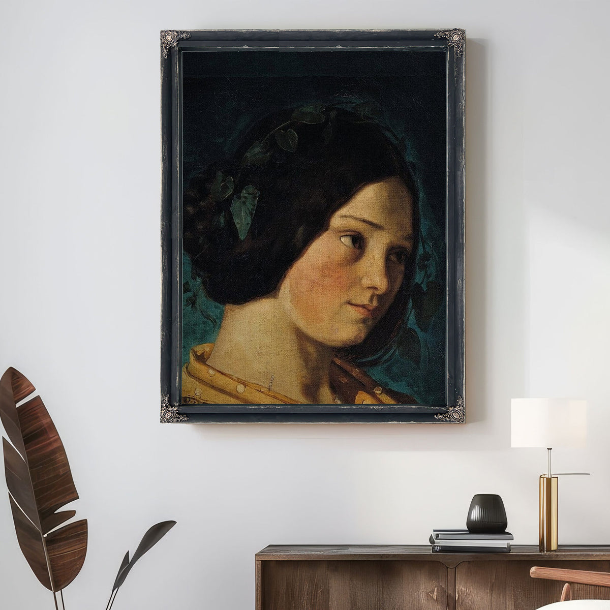 Portrait Of Zelie Courbet By Jean Desire Gustave Courbet